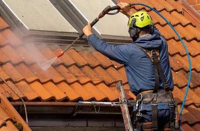 Démoussage et hydrofuge de toiture à Corgoloin